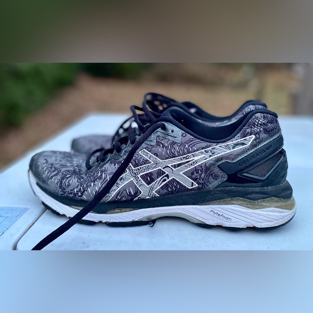 ASICS Women's Gel- Kayano 23 Gray Synthetic Sneakers Sz 9.5 Medium - Picture 3 of 17